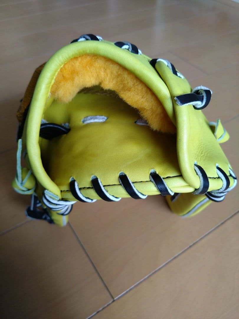 MizunoPro 硬式グラブ ナチュラルライム 外野手AXI型 サイズ18N