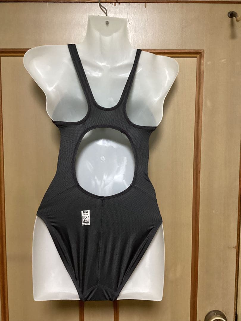 asics ブラック 競泳水着 ワンピース