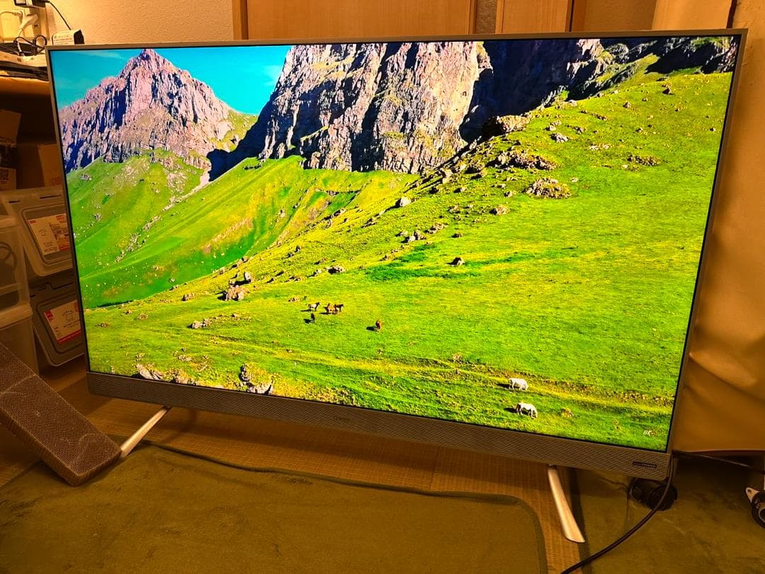 Qriom 49型　4K　テレビ QRT-49W4K 20年製 映り綺麗極美品！