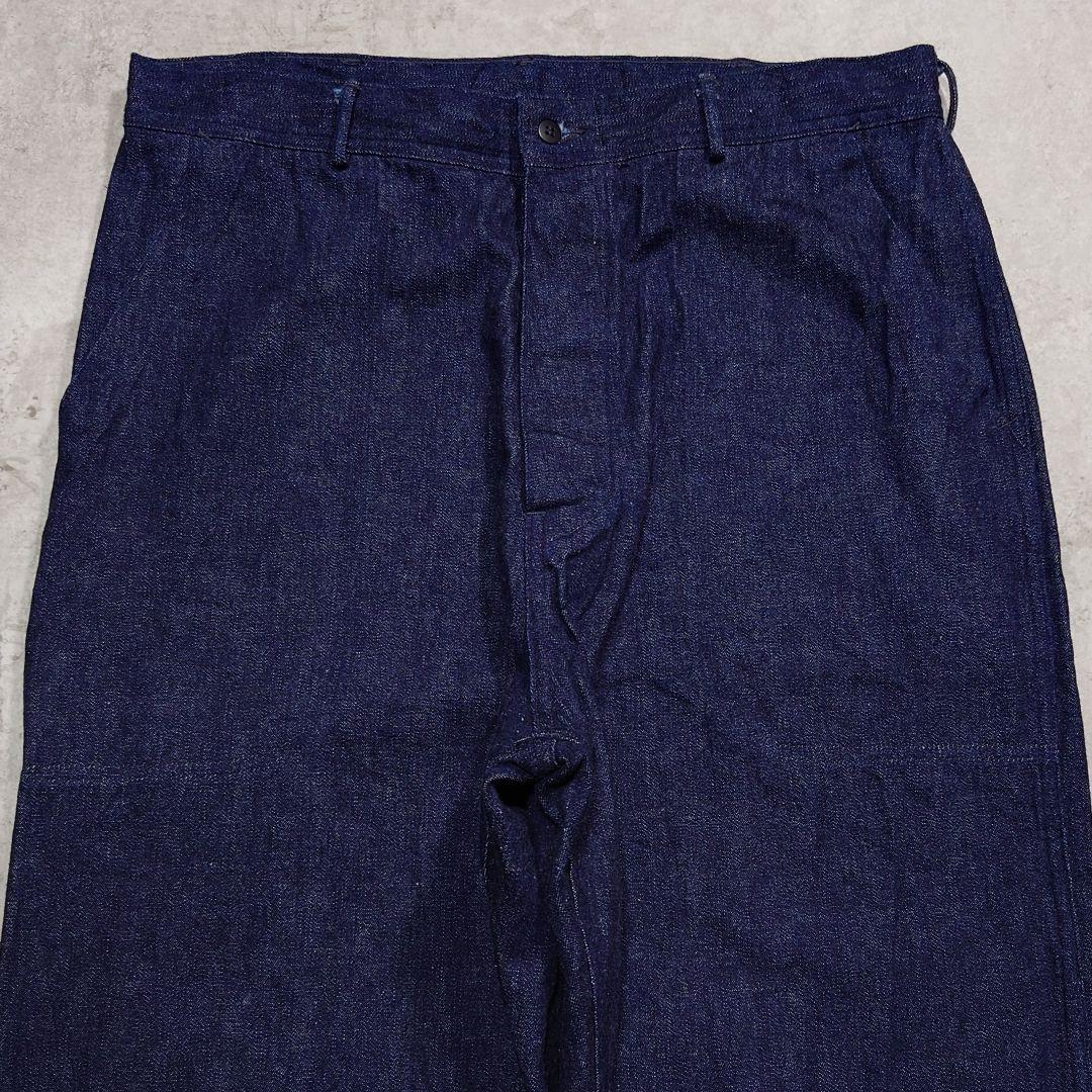 パンツ WAREHOUSE U.S.NAVY DENIM TROUSERS W36