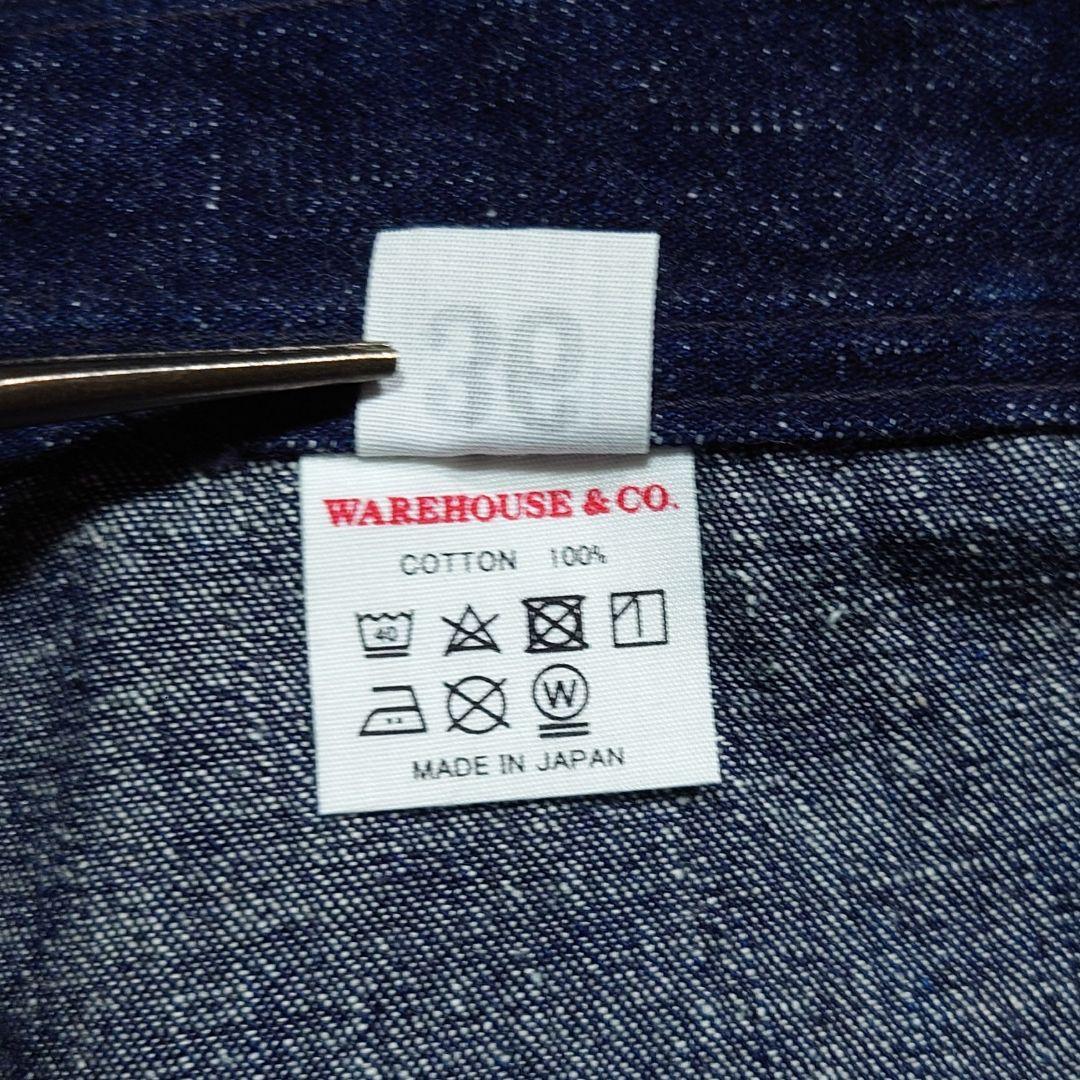 パンツ WAREHOUSE U.S.NAVY DENIM TROUSERS W36