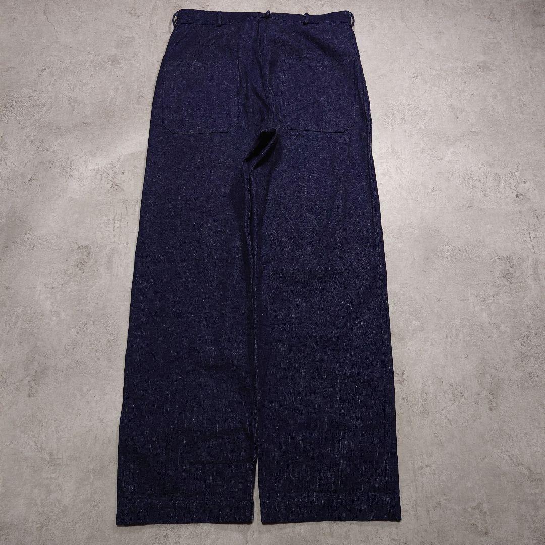 パンツ WAREHOUSE U.S.NAVY DENIM TROUSERS W36