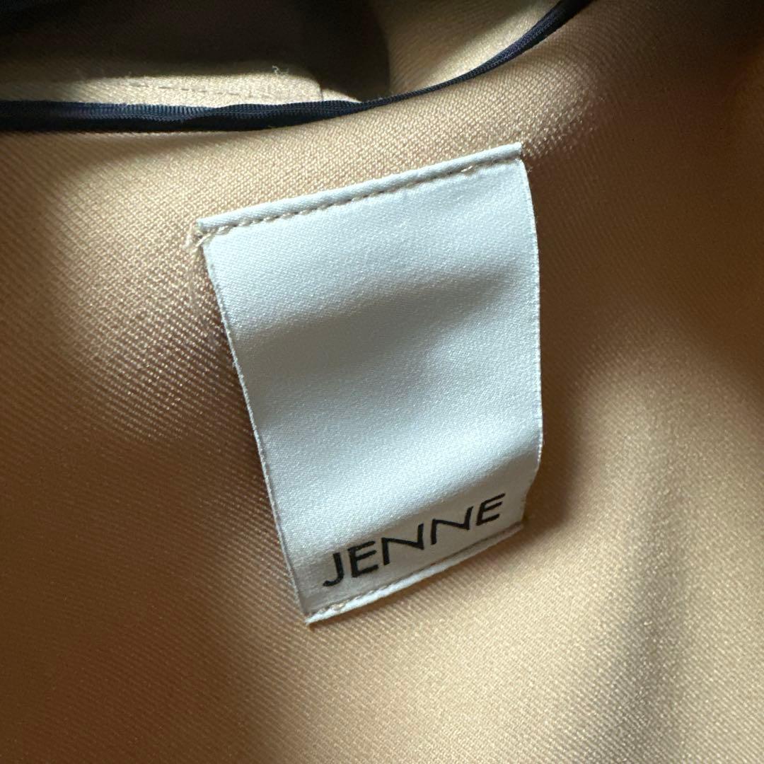 JENNE ショール風オードリーコート ベージュ　Sサイズ