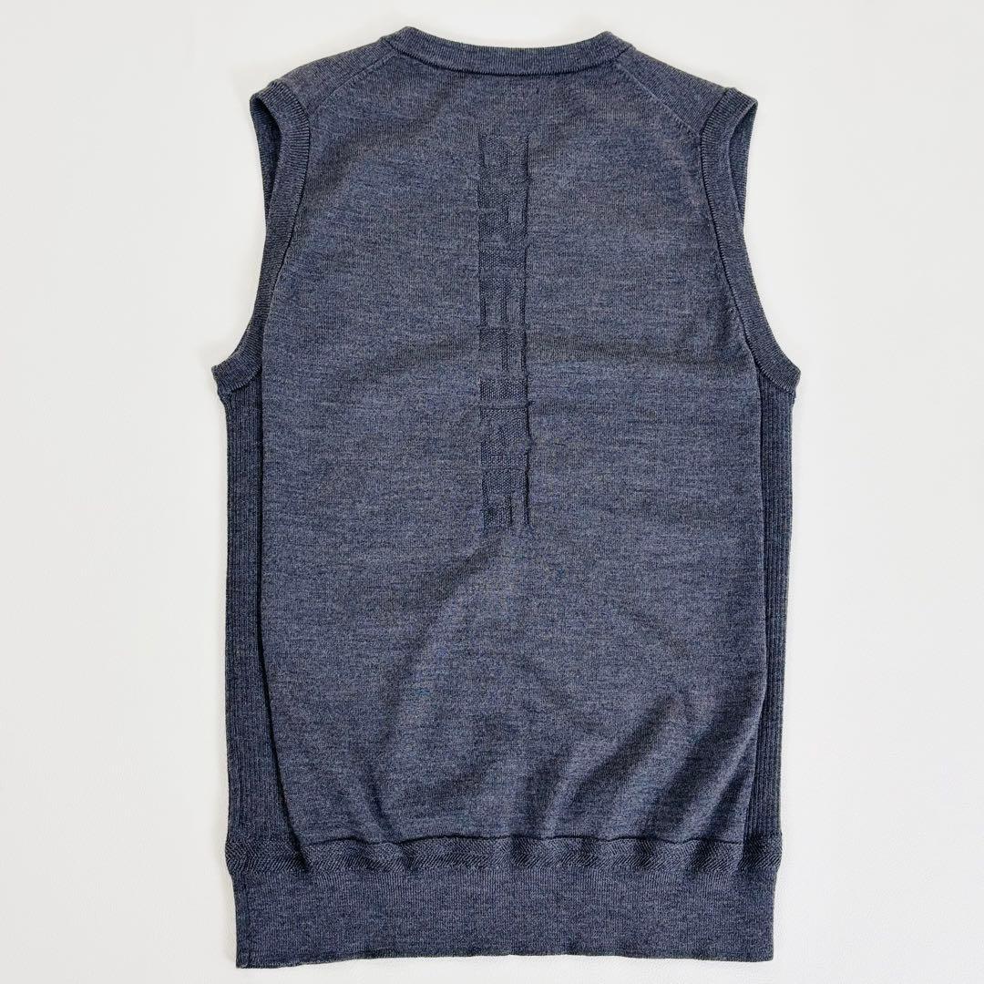 1814GSS【美品】ブリーフィングゴルフ　ニットベスト メリノウール