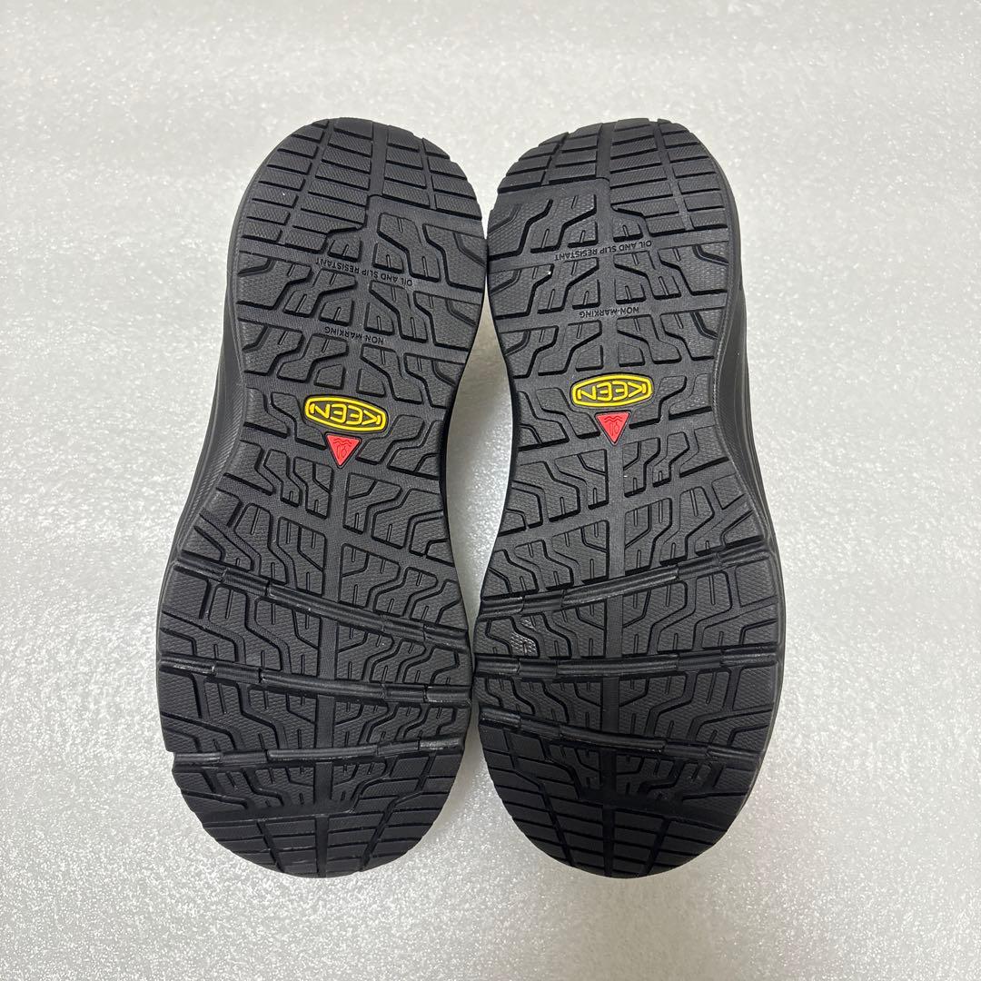 【未使用級】KEEN コックシューズ　24.5センチ　レザー　耐水