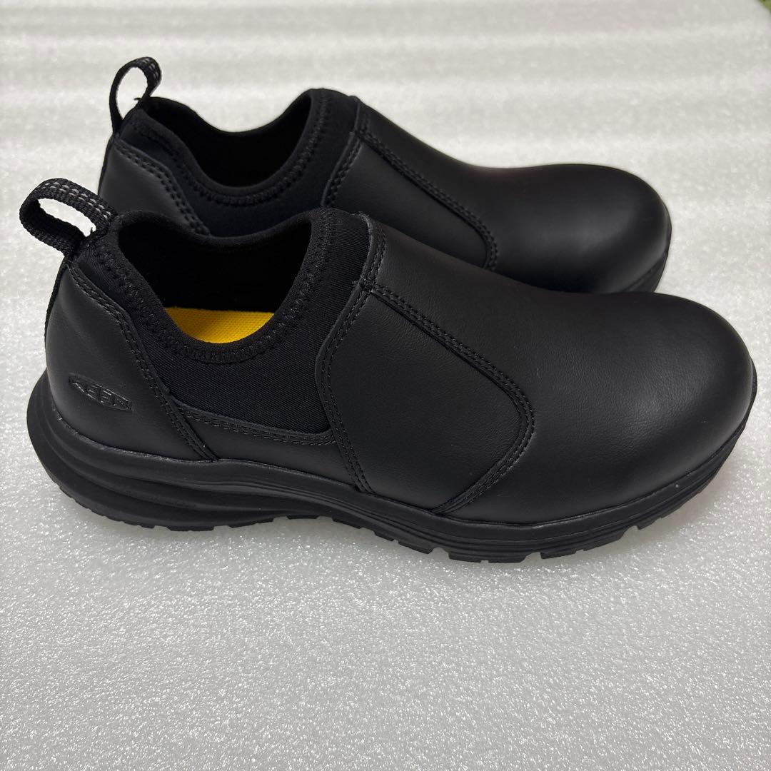 【未使用級】KEEN コックシューズ　24.5センチ　レザー　耐水