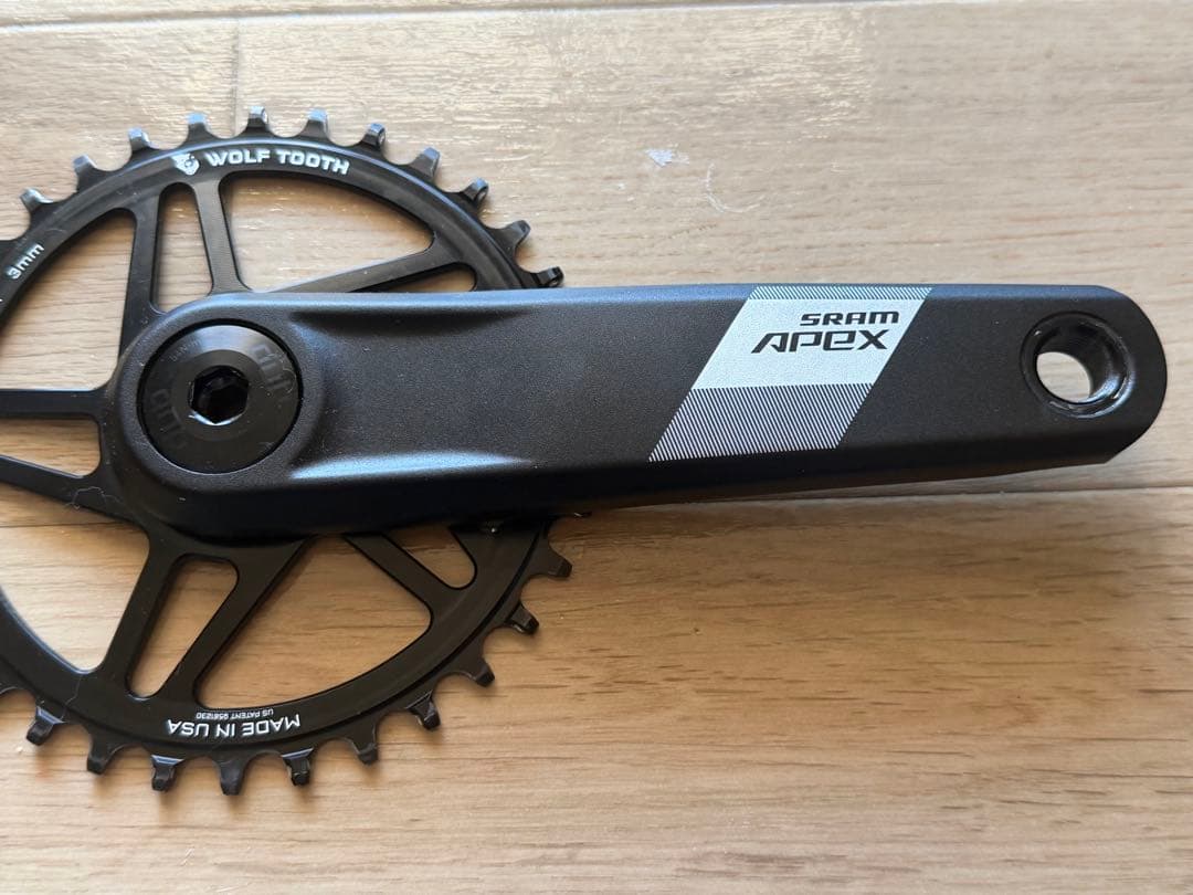 SRAM Apex クランクセット 160mm WOLF TOOTH