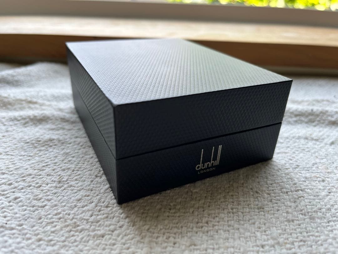 【ダンヒル Dunhill】ねずみ　カフス & ラベルピン セット