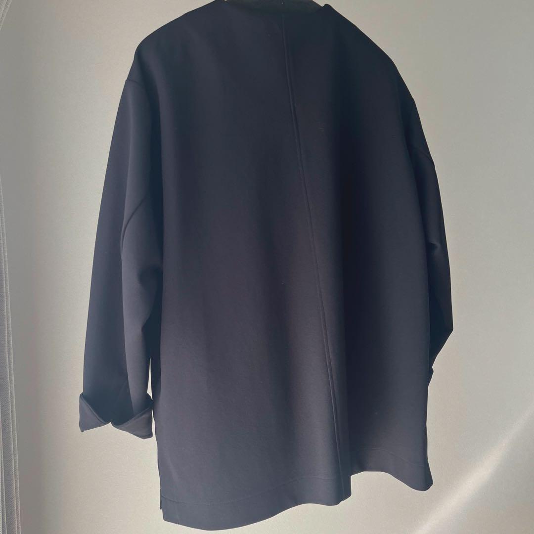 BEARDSLEY LIVETARTノーカラージャケット ブラック