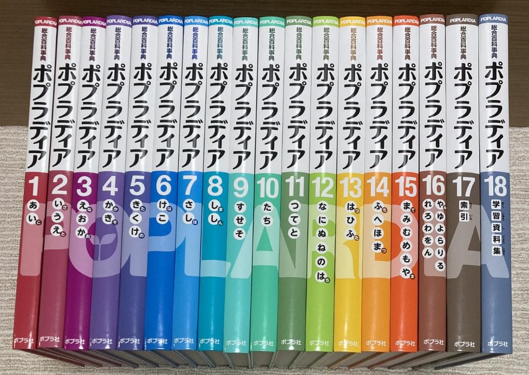 新品未使用 ポプラディア 第3版 総合百科事典 18巻セットポプラ社