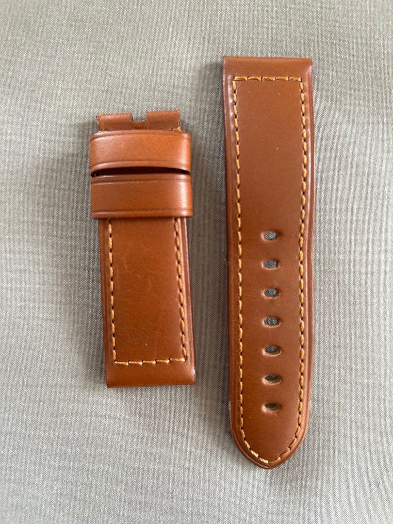 OFFICINE PANERAI パネライ ブラウンレザーベルト 24mm