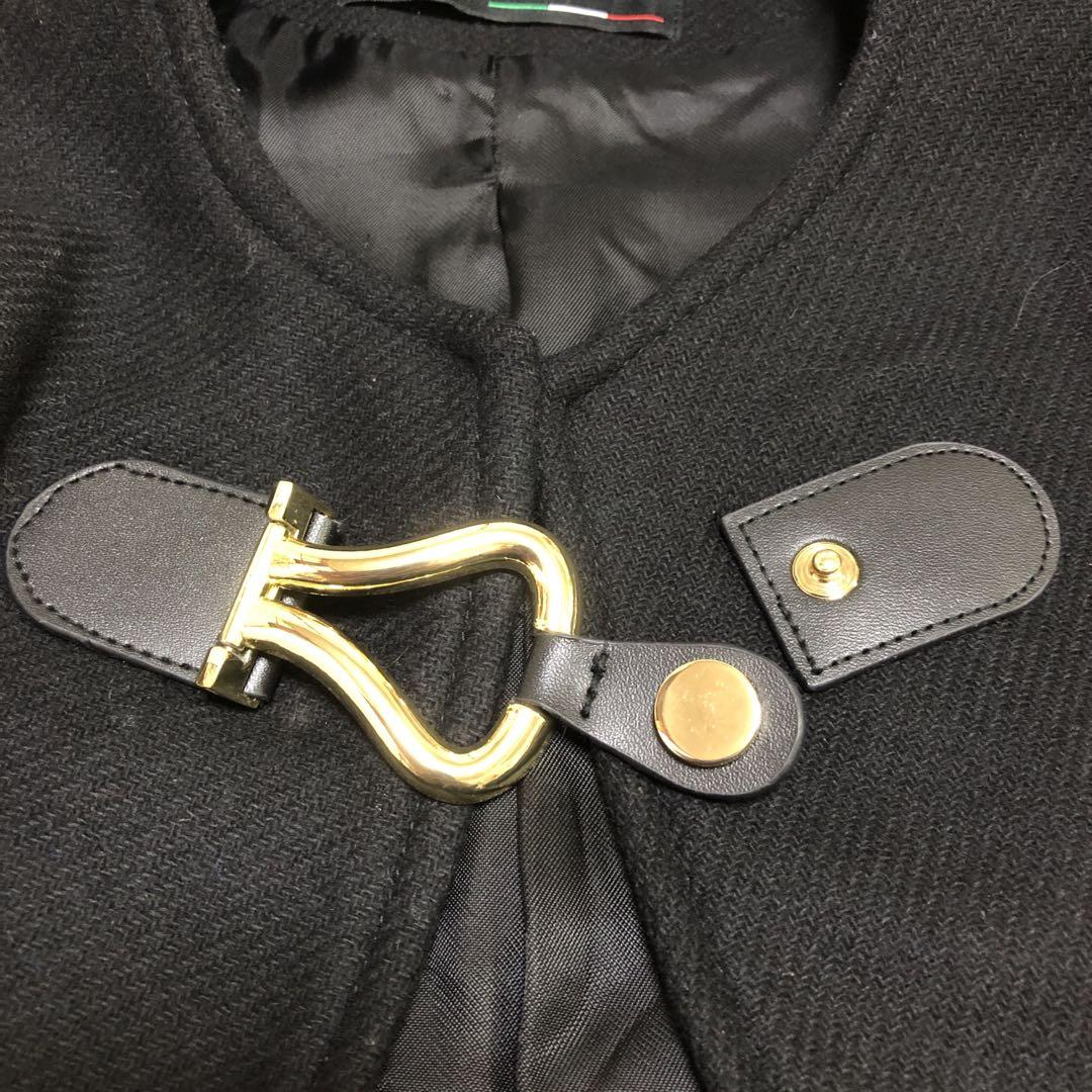 ZARA MANTECO ザラマンテコ　ケープ　ポンチョ　コート　金具　M