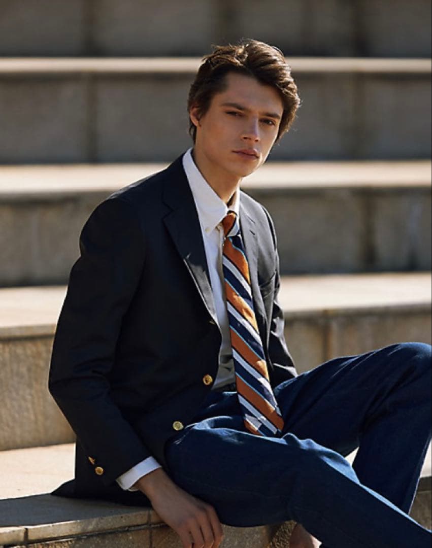 J.PRESS PEPPIN MERINO 金ボタン 紺ブレザー