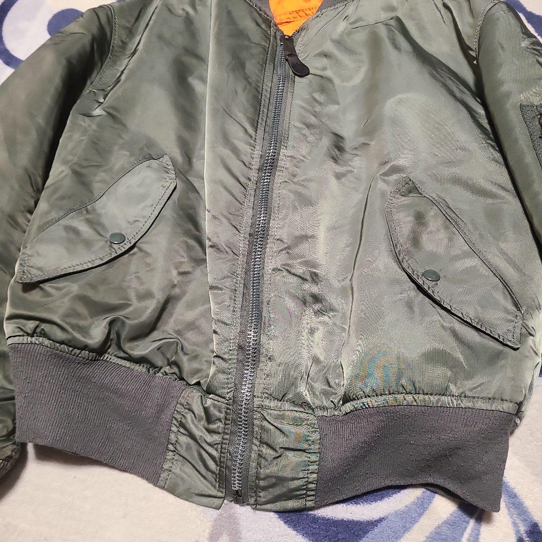 USA製 アルファ Alpha MA-1フライトジャケット オリーブグリーン