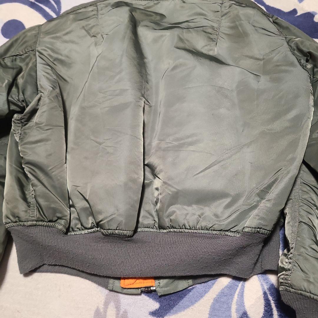 USA製 アルファ Alpha MA-1フライトジャケット オリーブグリーン