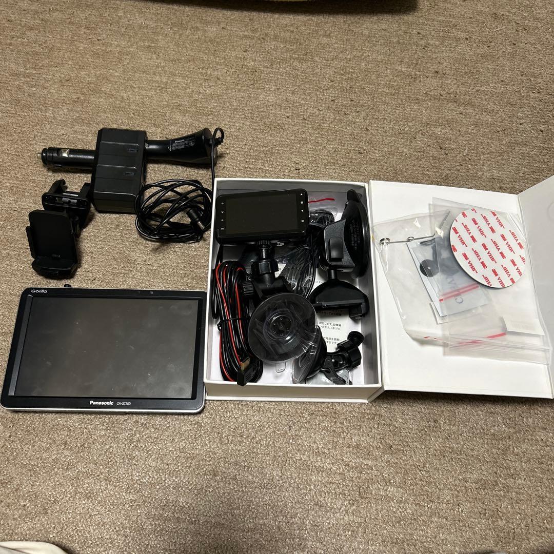 Gorilla CN-GP720D カーナビ【使用】、ドラレコ【未使用】