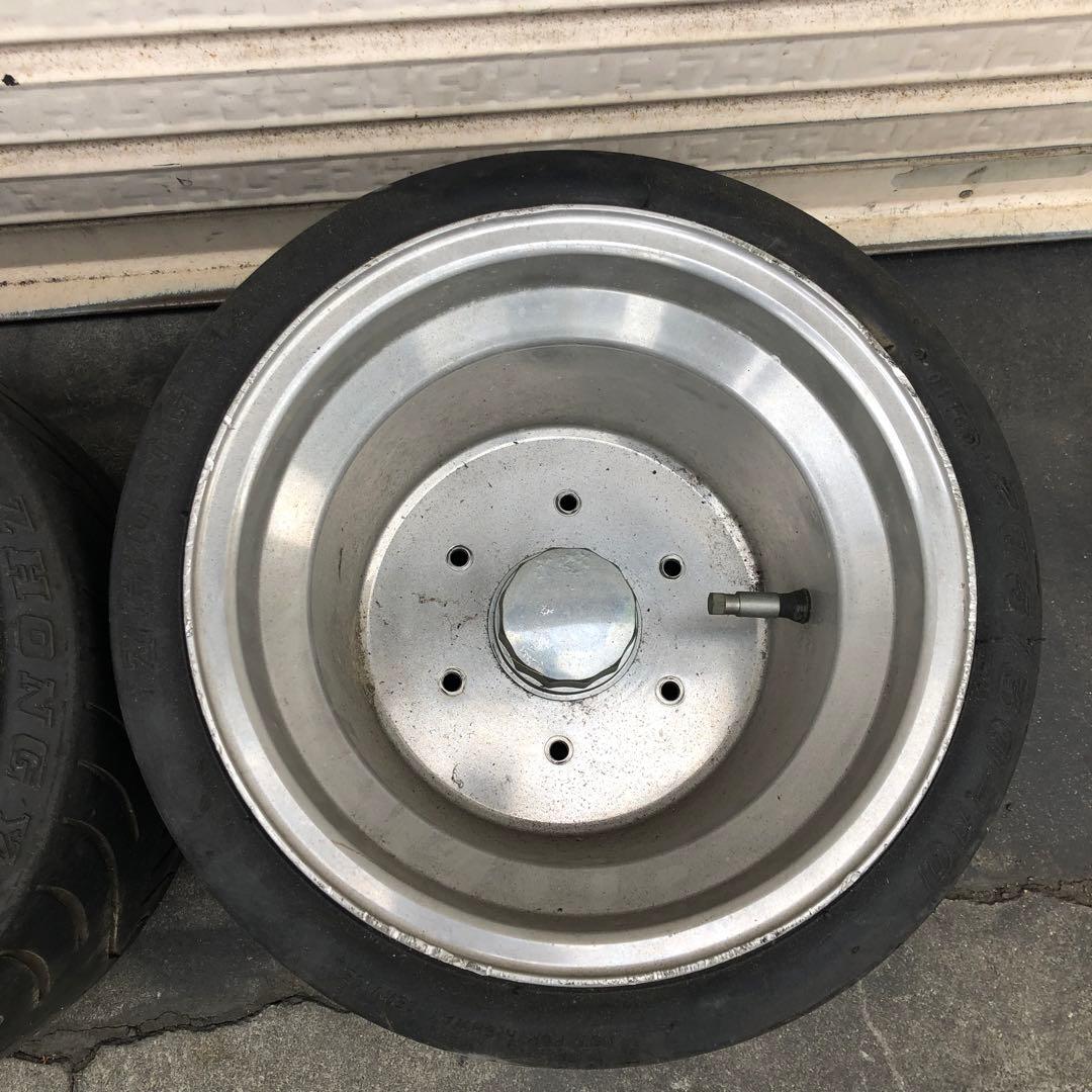 専用　　マロッシとホイール　サイクルジャイロ　扁平リアワイドホイール６穴ポン付け