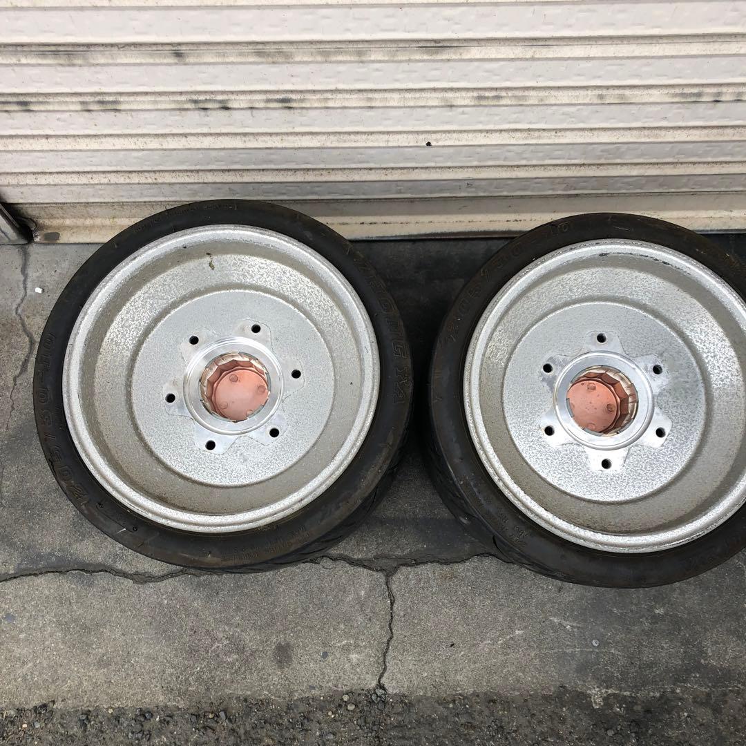 専用　　マロッシとホイール　サイクルジャイロ　扁平リアワイドホイール６穴ポン付け