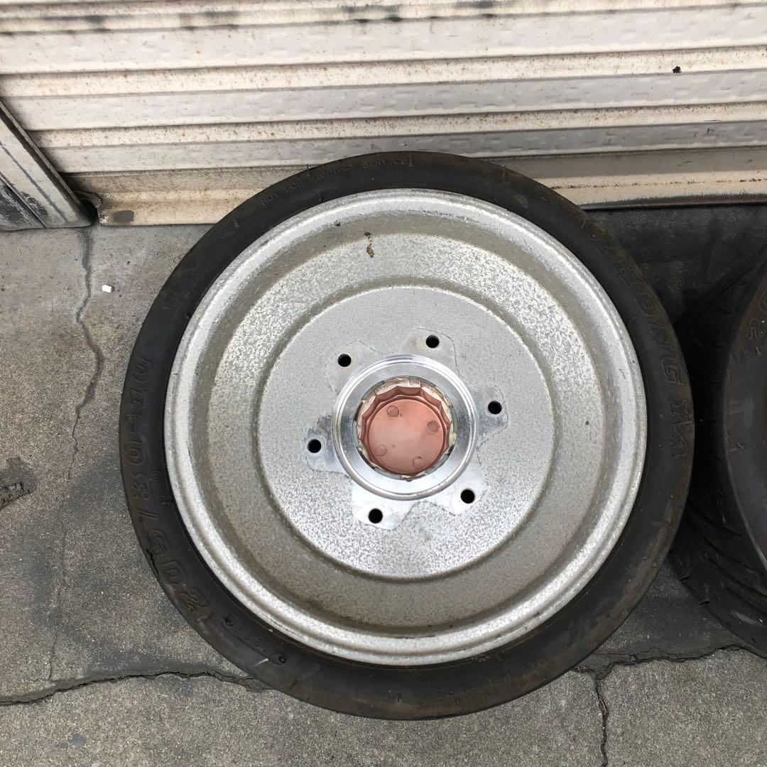 専用　　マロッシとホイール　サイクルジャイロ　扁平リアワイドホイール６穴ポン付け