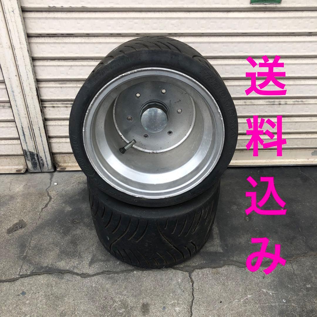 専用　　マロッシとホイール　サイクルジャイロ　扁平リアワイドホイール６穴ポン付け