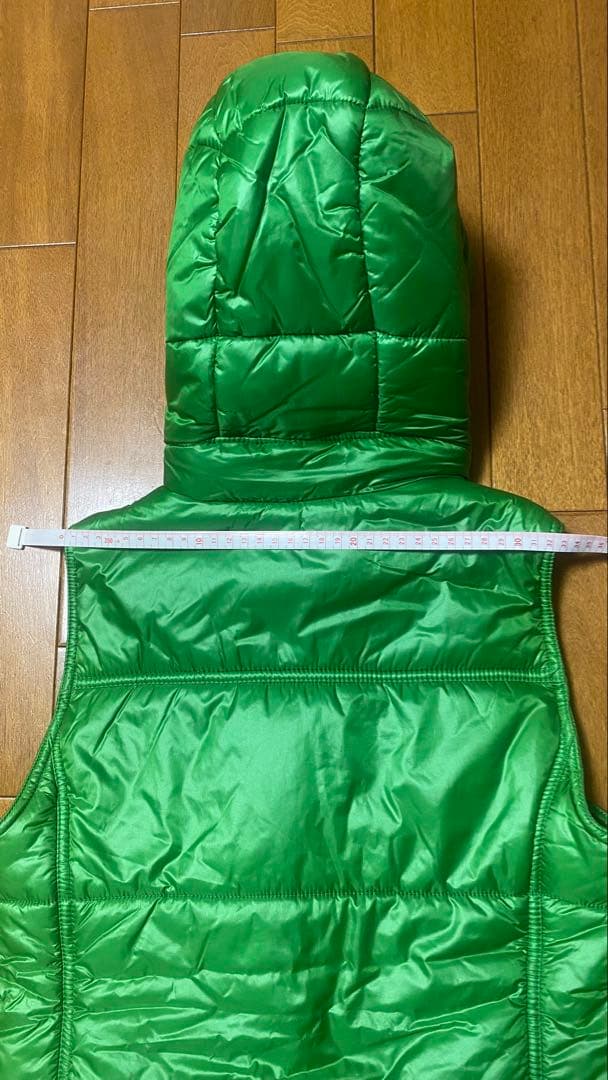 HYSTERIC GLAMOUR グリーン フード付きダウンベスト