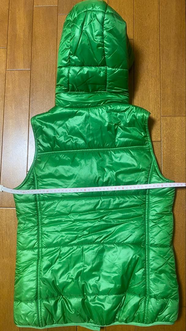 HYSTERIC GLAMOUR グリーン フード付きダウンベスト