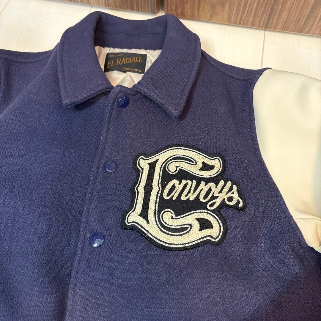 el radiall スタジャン CONVOYS varsity jacket