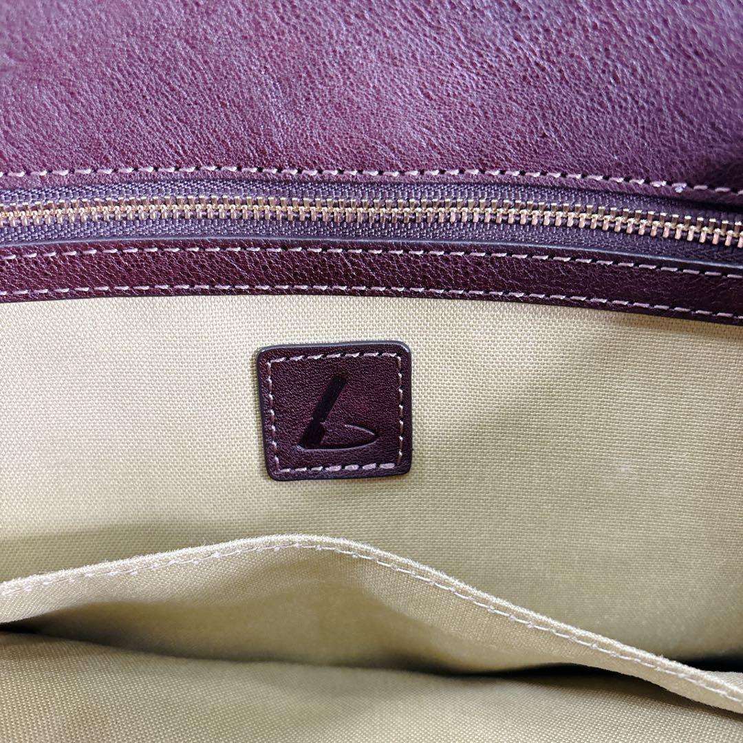 【美品】土屋鞄 ツチヤカバン　アジールトートバッグ　オールレザー ブラウン