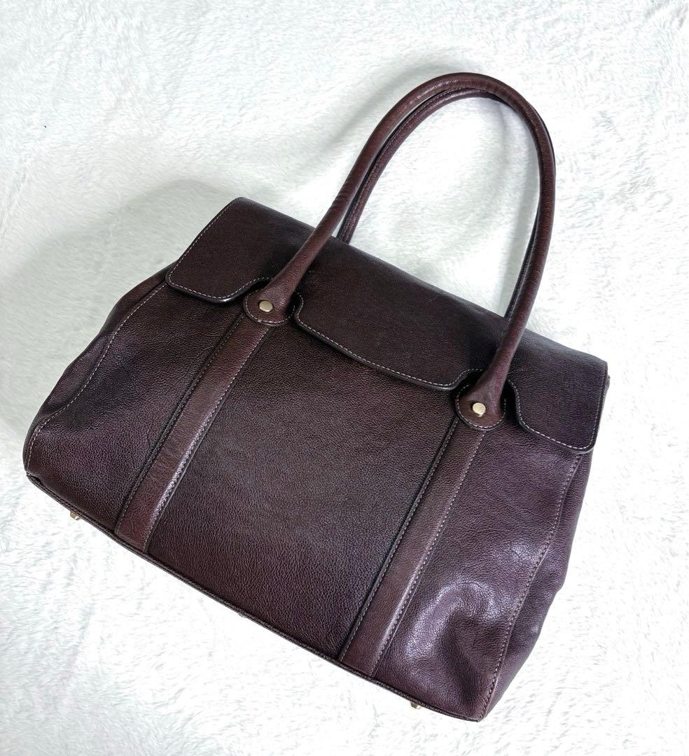 【美品】土屋鞄 ツチヤカバン　アジールトートバッグ　オールレザー ブラウン