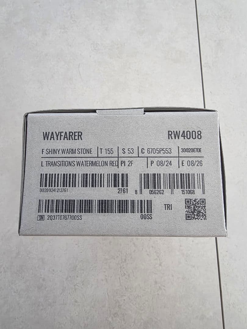 Ray-Ban Wayfarer カメラ搭載サングラス　RW4008