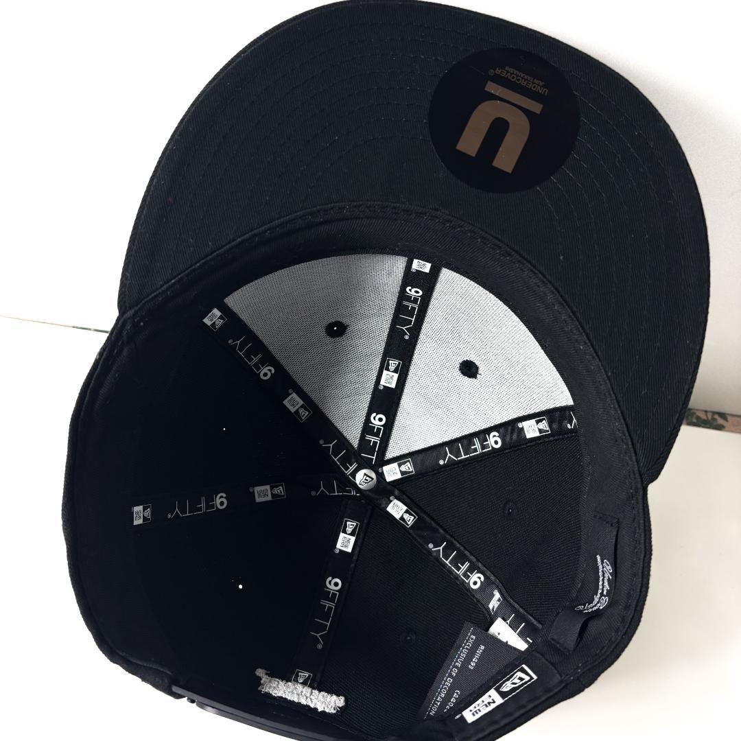 UNDERCOVER✕NEW ERA クマ刺繍 ベースボールキャップ 黒