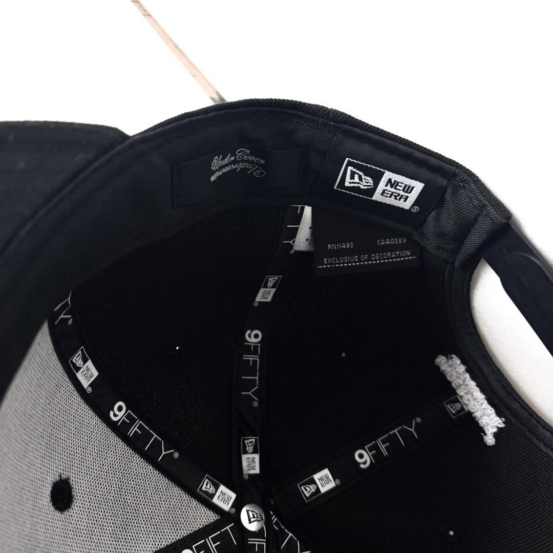 UNDERCOVER✕NEW ERA クマ刺繍 ベースボールキャップ 黒