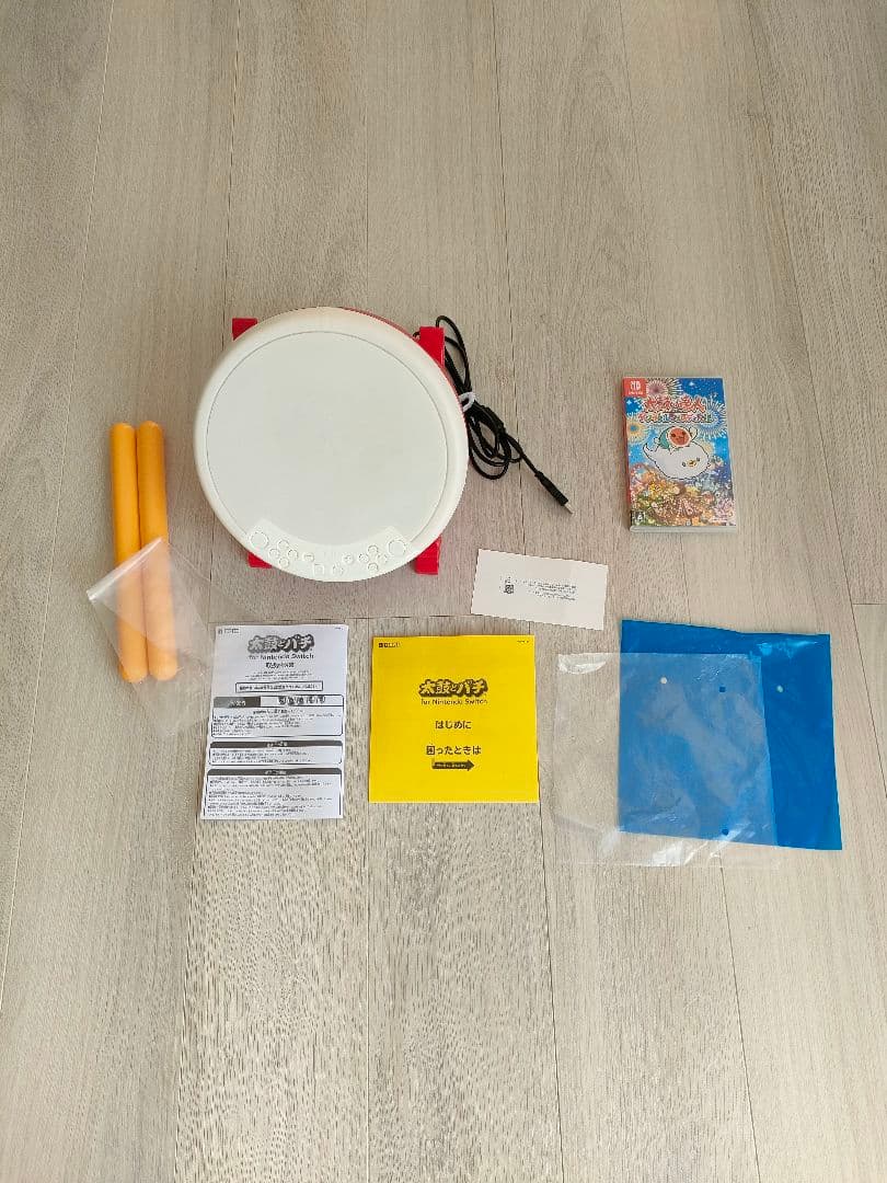 太鼓の達人 ドンダフルフェスティバル　太鼓とバチ　セット