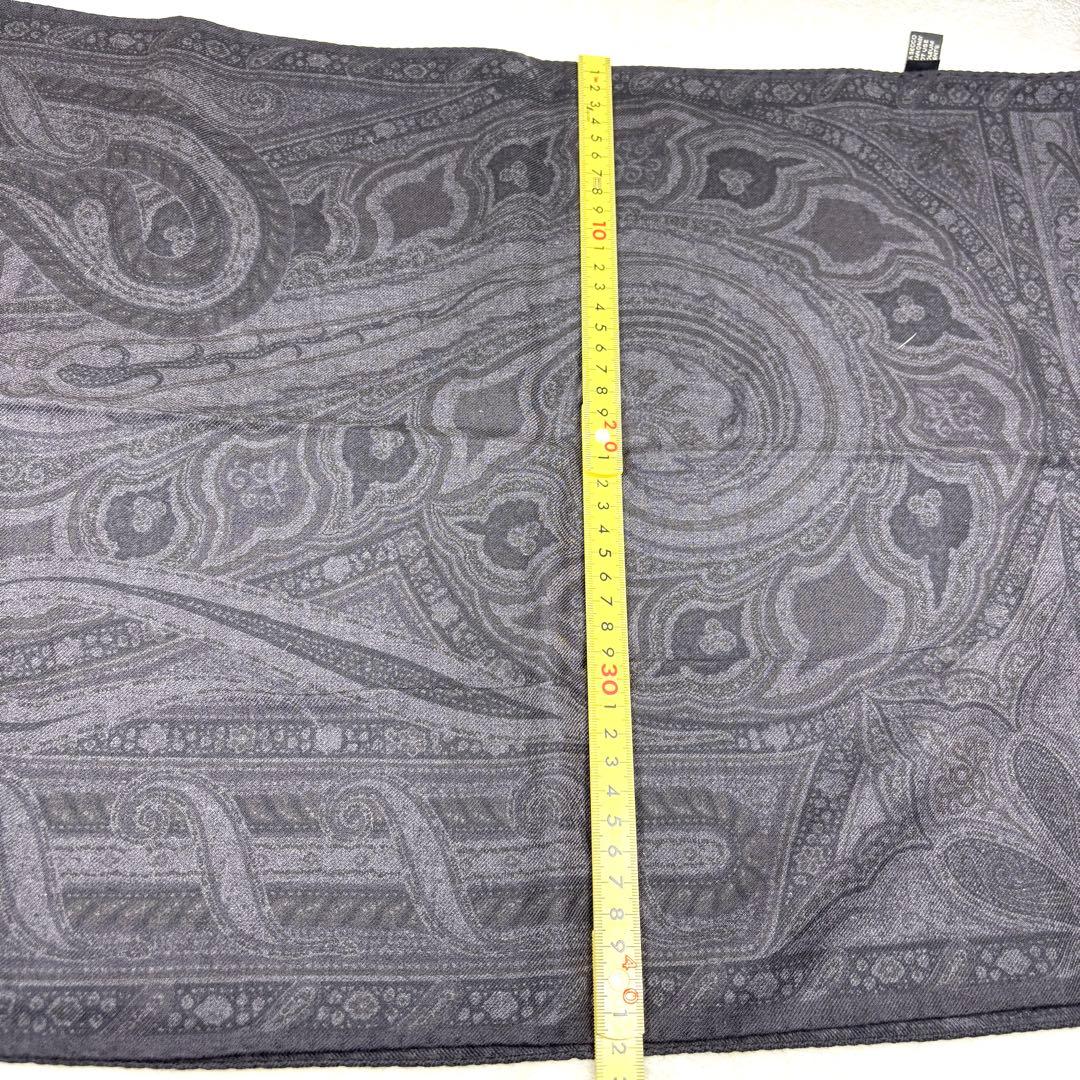 ETRO エトロ ストール ロングスカーフ シルク混 ペイズリー ジャガード