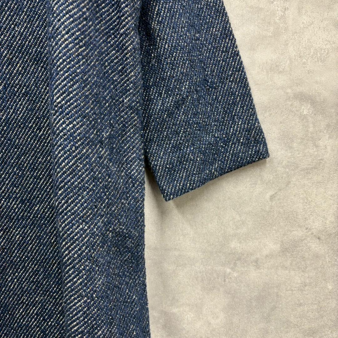 45rpm コットン リネン デニム風 ワンピース 日本製 N1455