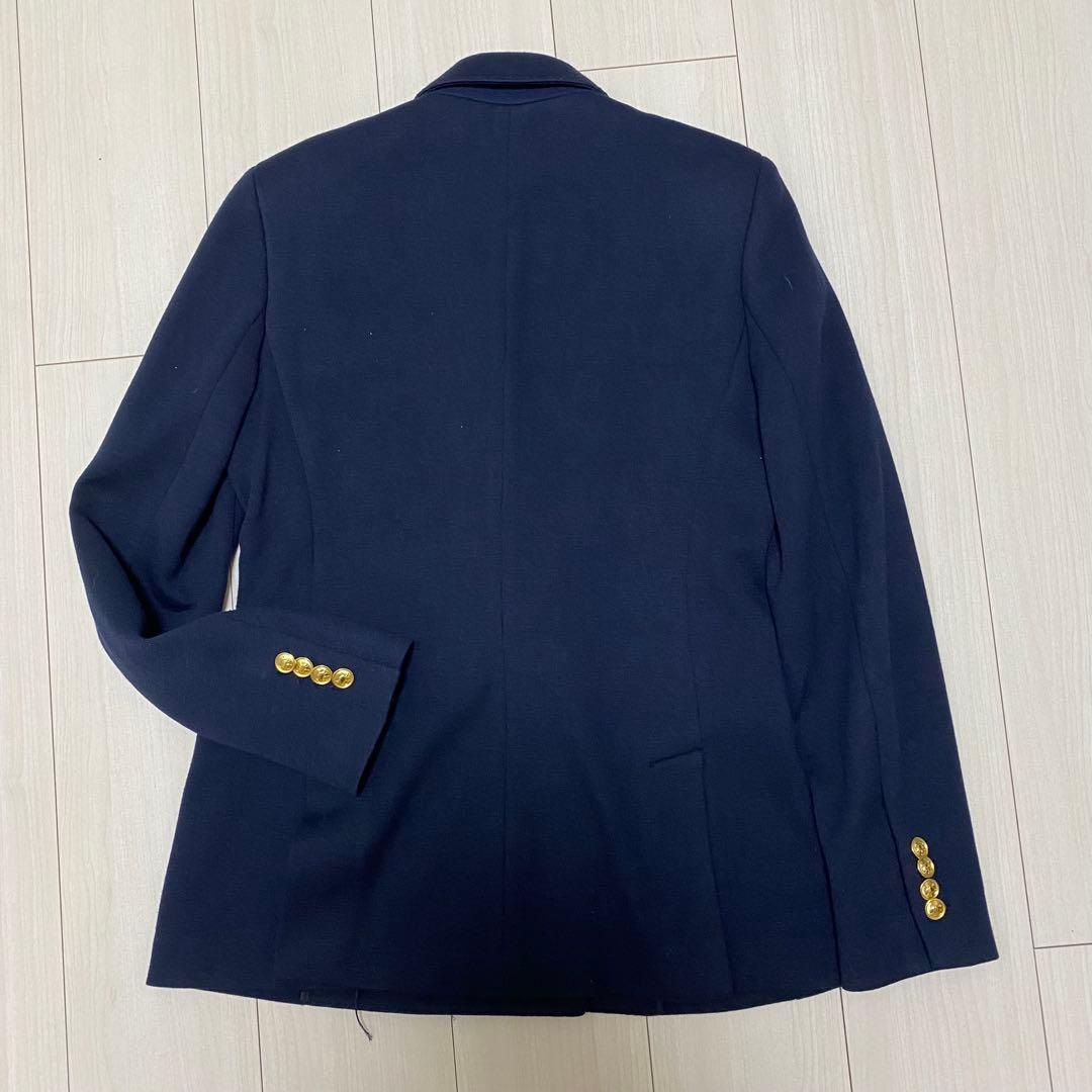 【現行品】Polo ラルフローレン★金ボタンダブルジャケット紺ブレウール
