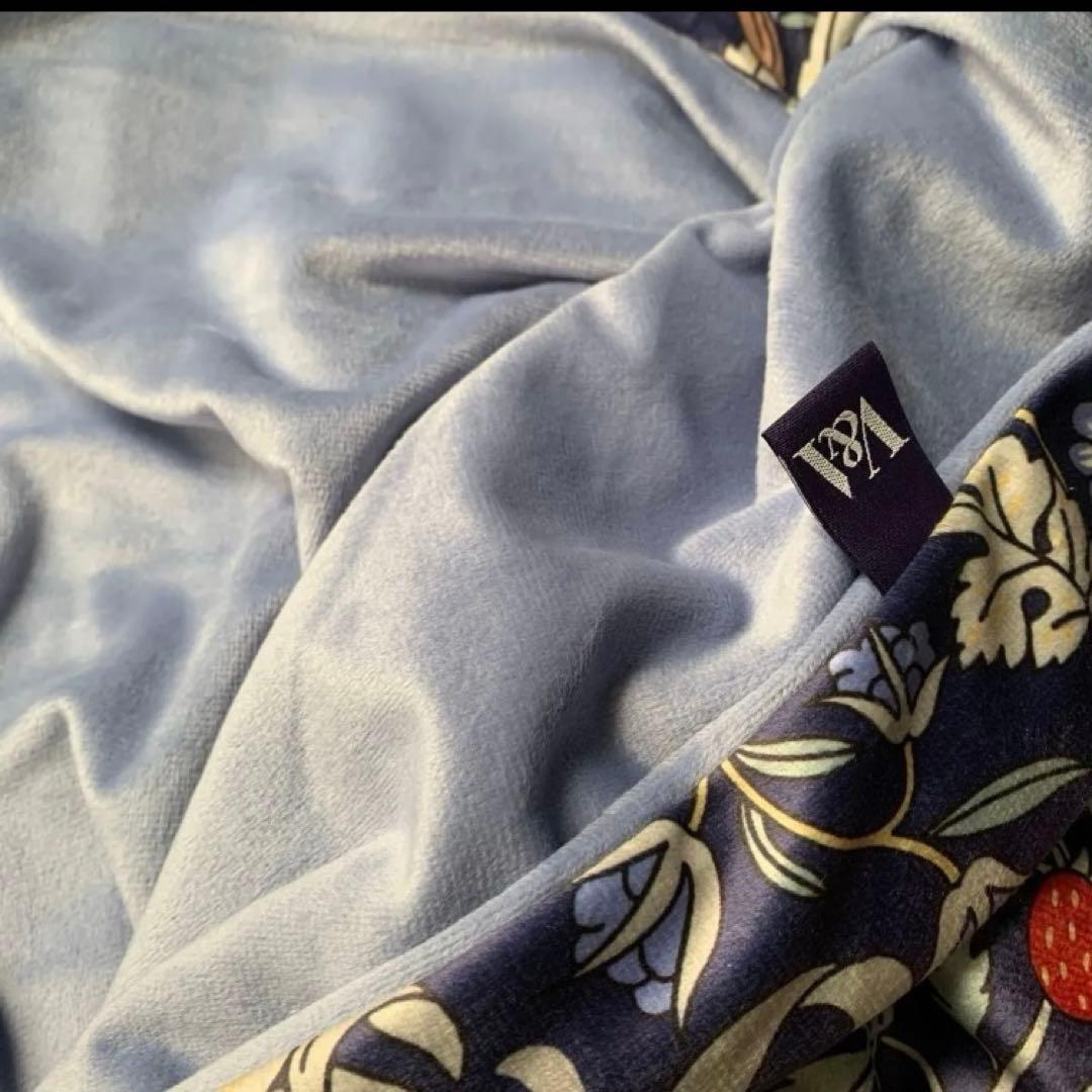 いちご泥棒　掛けふとんカバー　ウィリアムモリス　あったかカバー　フランネル