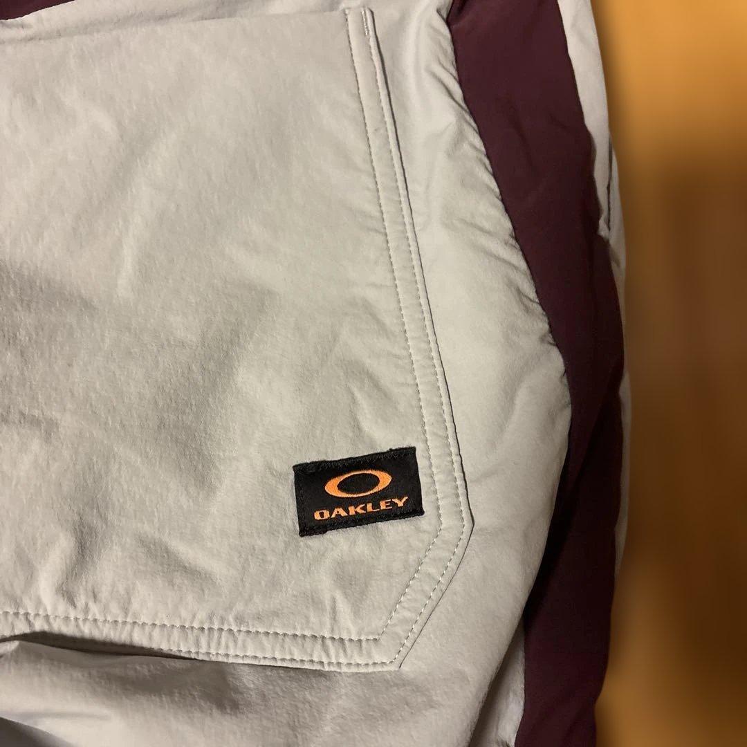 オークリー ゴルフパンツ ホワイト/バーガンディ