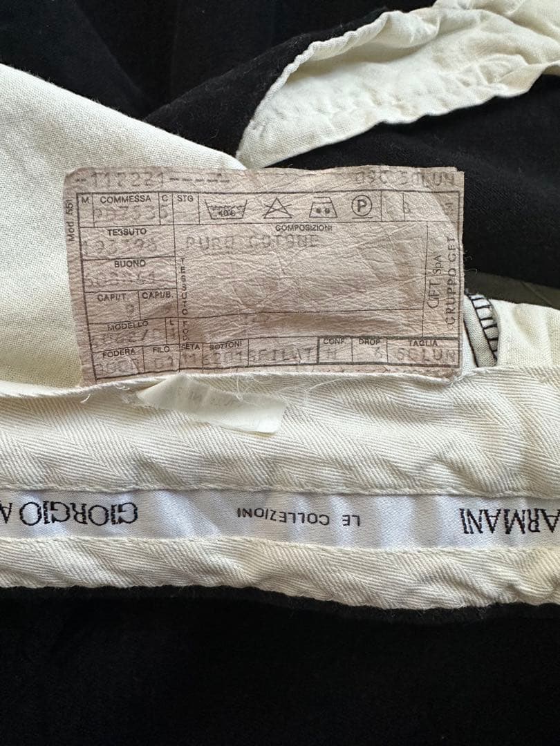 【極上】80s GIORGIO ARMANI PURO COTONE パンツ