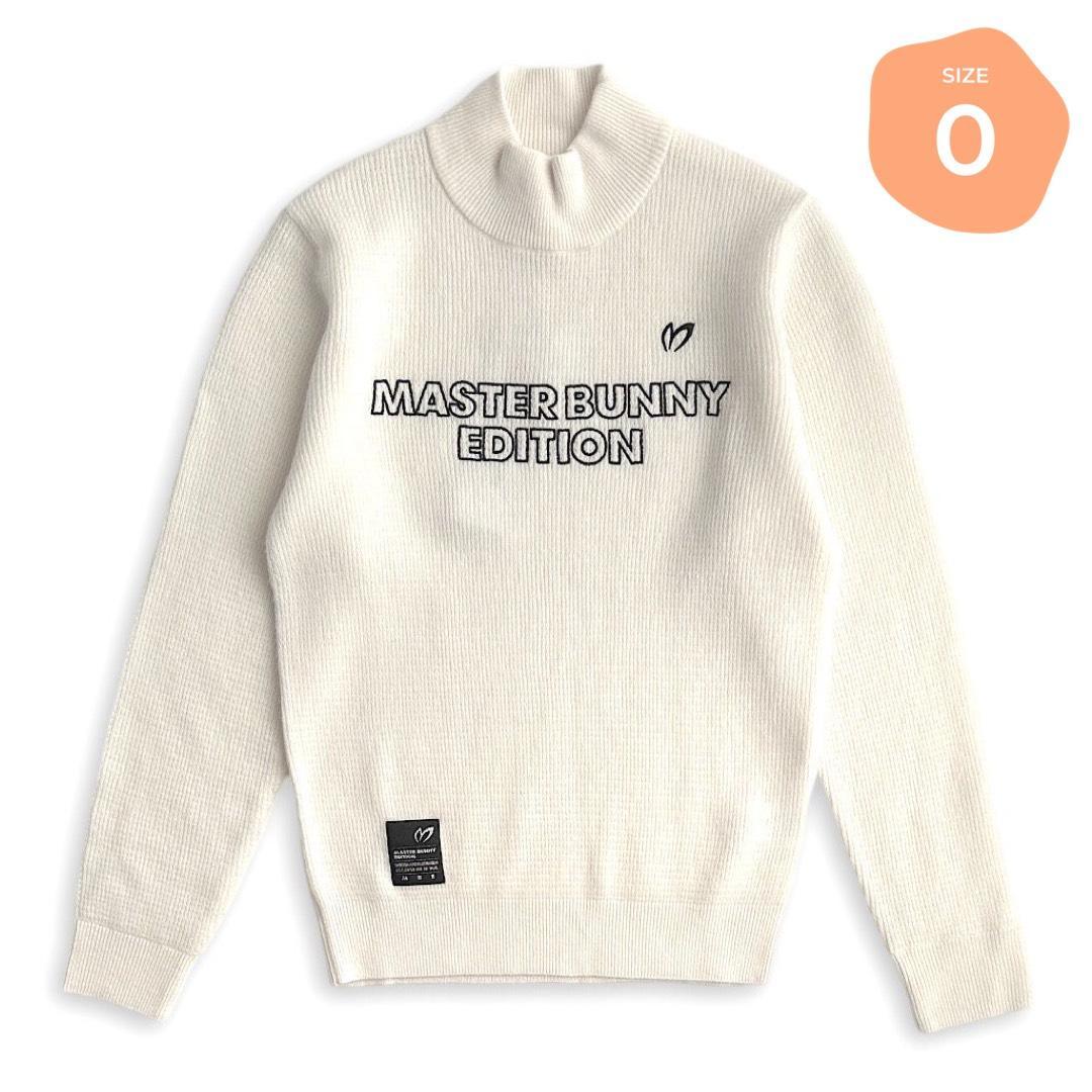 553マスターバニー レディース ゴルフウェア ウールカシミヤニット 白 0 S