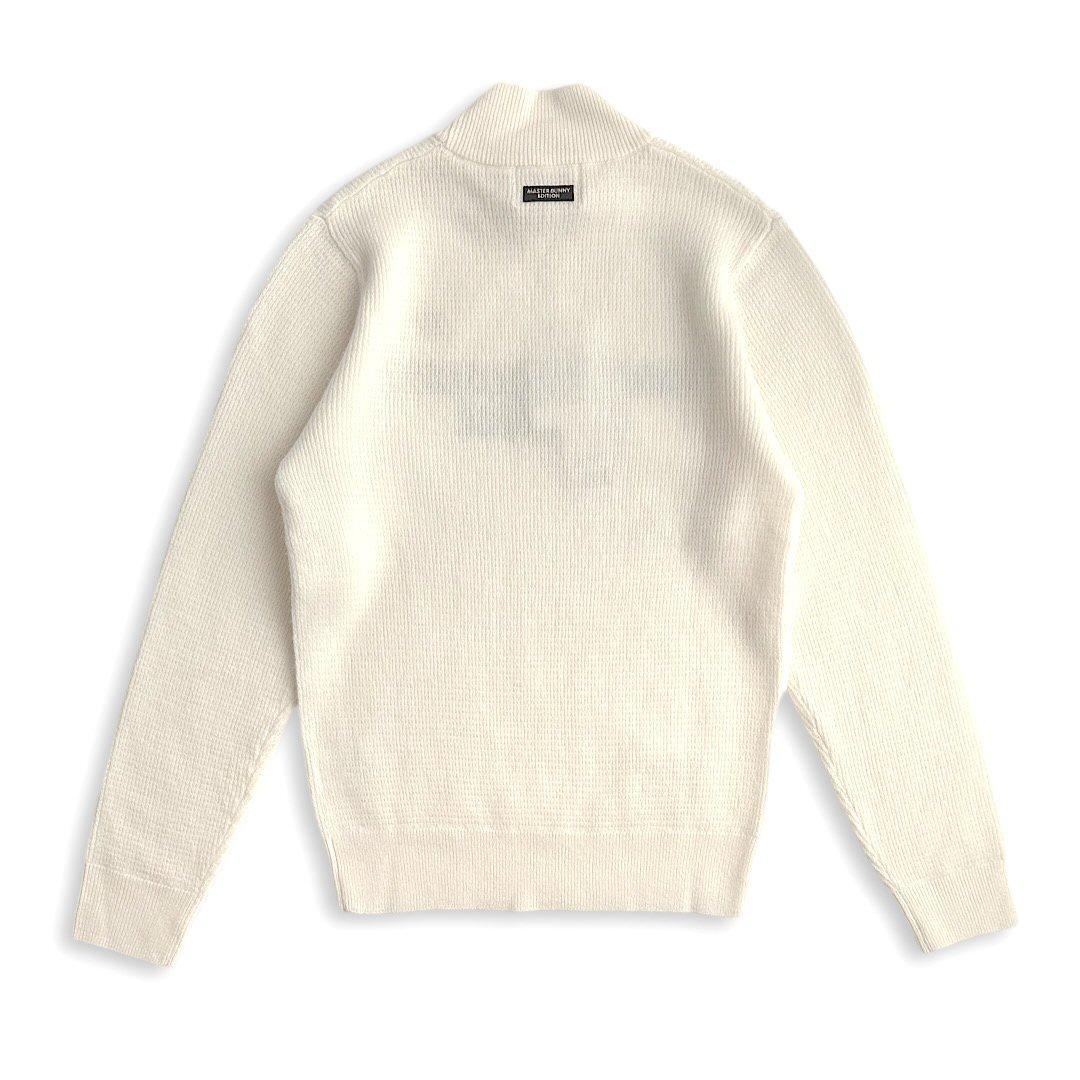 553マスターバニー レディース ゴルフウェア ウールカシミヤニット 白 0 S