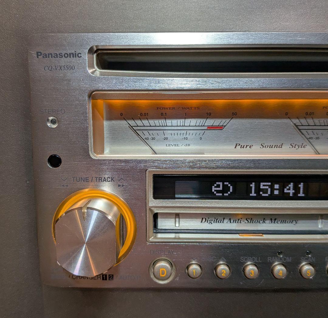 パナソニック CQ-VX5500D CD/MDプレーヤー/カーオーディオ