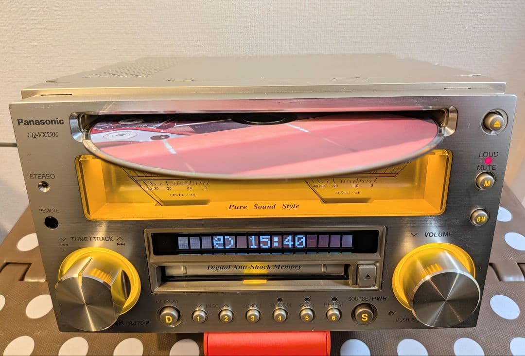 パナソニック CQ-VX5500D CD/MDプレーヤー/カーオーディオ