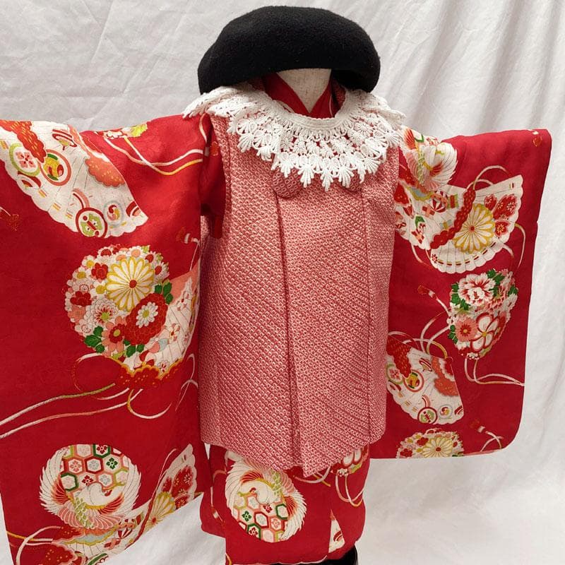 508ag75着物のみ,501ag94着物&袴◎七五三 女の子 アンティーク