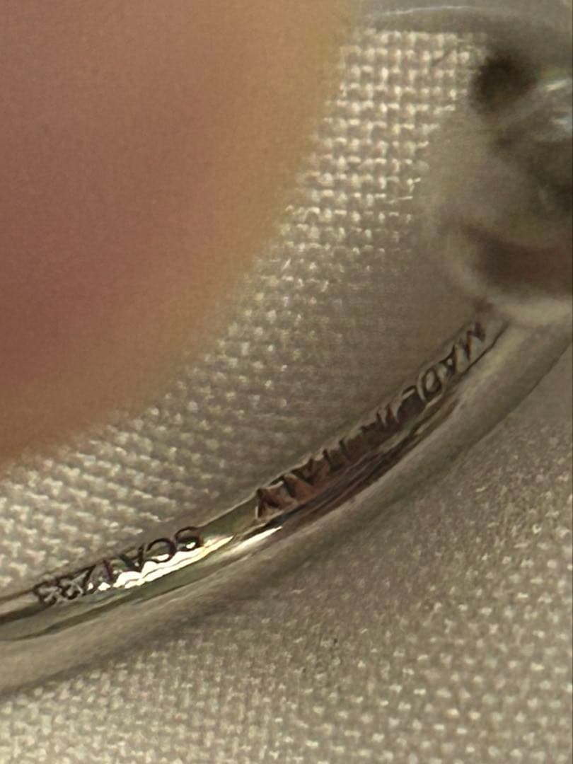 CELINE ノット スモールフープ / ロジウムフィニッシュ ブラス　セリーヌ