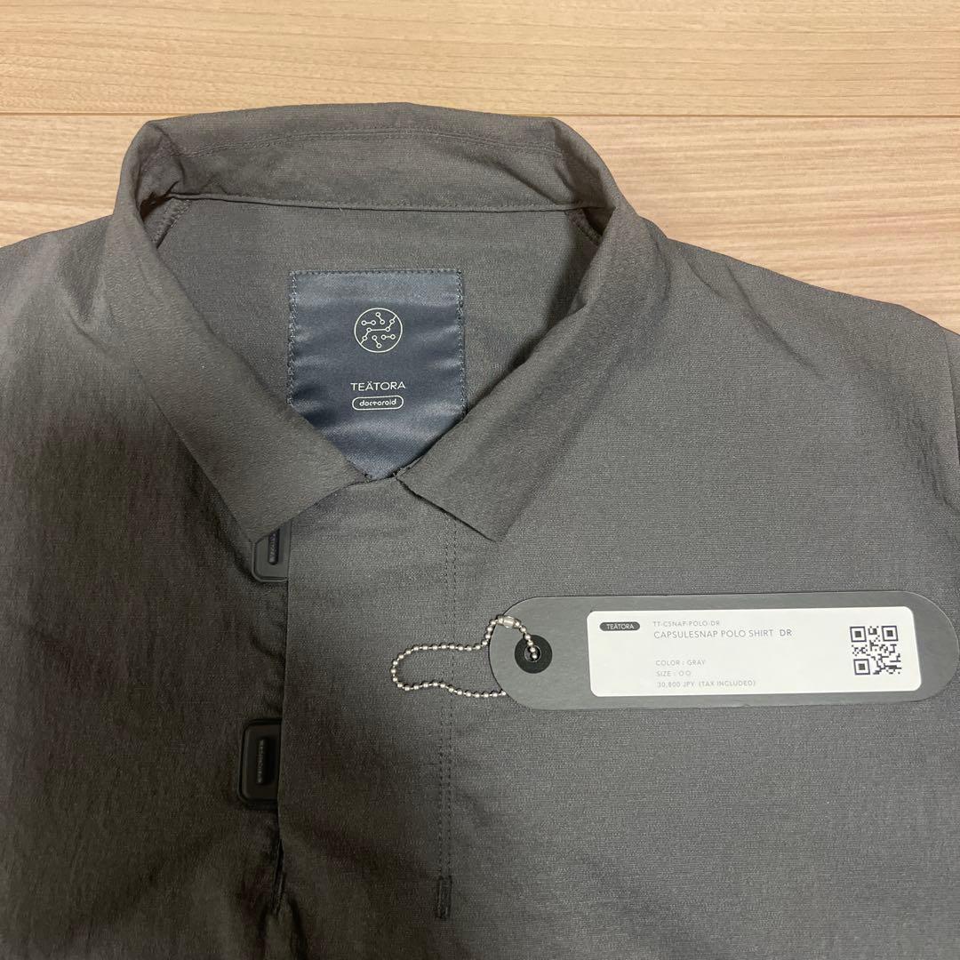 トップス 25ss TEATORA CAPSULESNAP POLOSHIRT DR