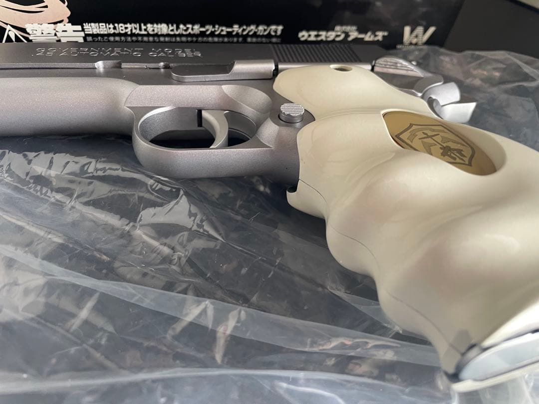 WA ウェスタンアームズ 緋弾のアリア コルトガバメント シルバー