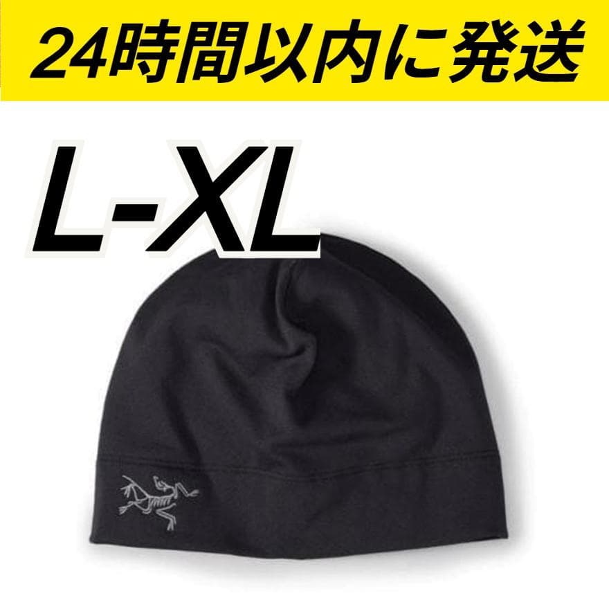 新品 ARC`TERYX Rho Toque BLACK L-XL