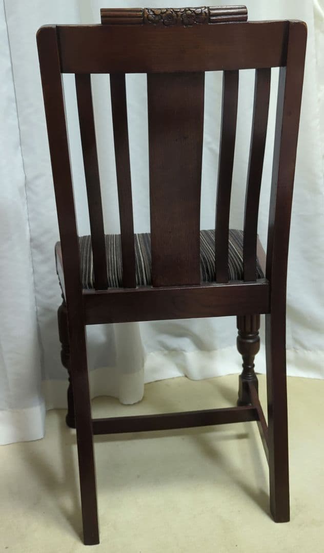 1930年代　英国アンティーク　オークチェア　◆状態良好・美品
