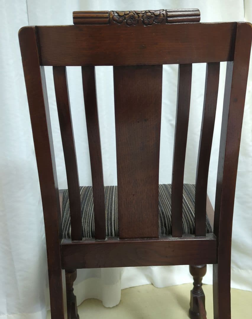 1930年代　英国アンティーク　オークチェア　◆状態良好・美品